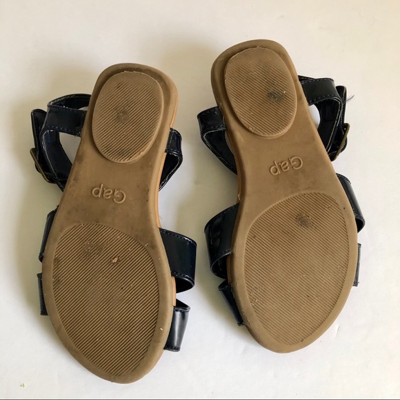 Gap Navy Blue Sandals Ankle Strap 11 Girls - Picture 5 of 5